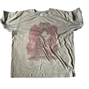 Vintage Jimi Hendrix Graphic T-Shirt - Tan